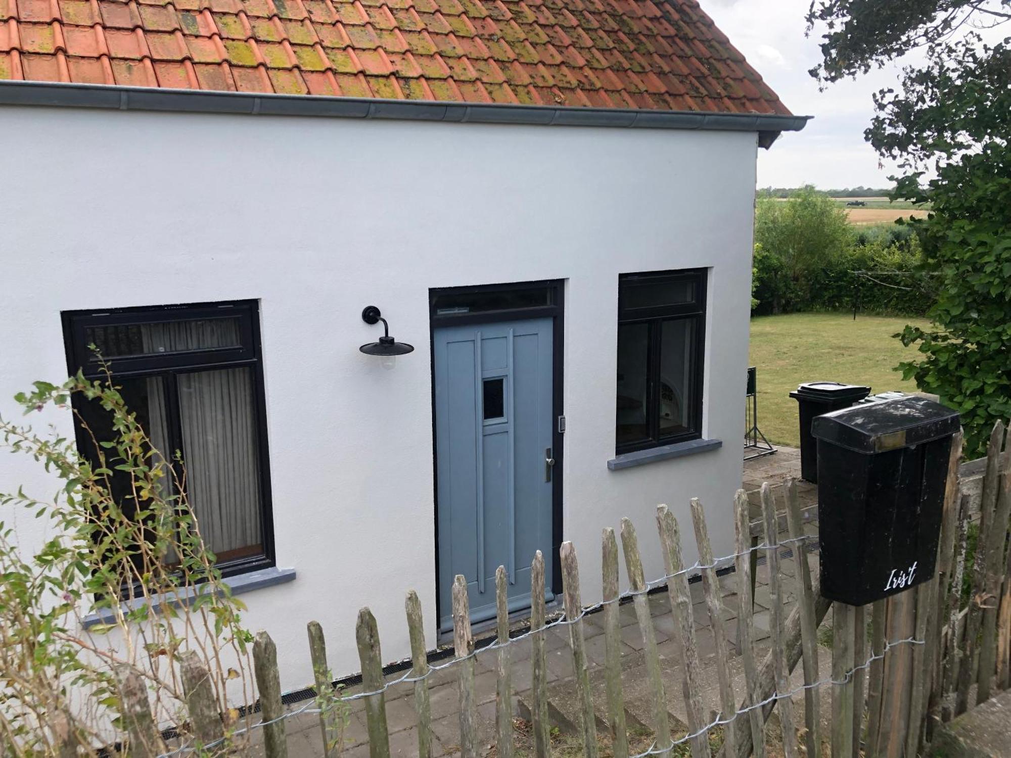 Iris'T; Dijkhuisje In De Polders Van Groede. Exterior foto